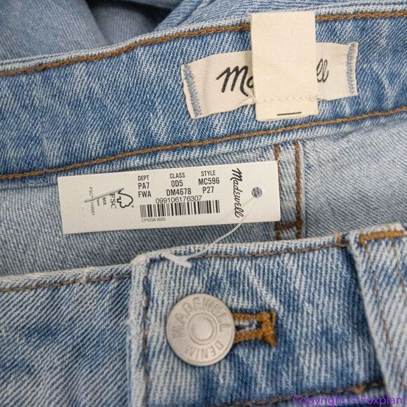 NEW Madewell The petite Curvy Perfect Vintage Jean in Fiore Wash, 27P - Picture 13 of 16